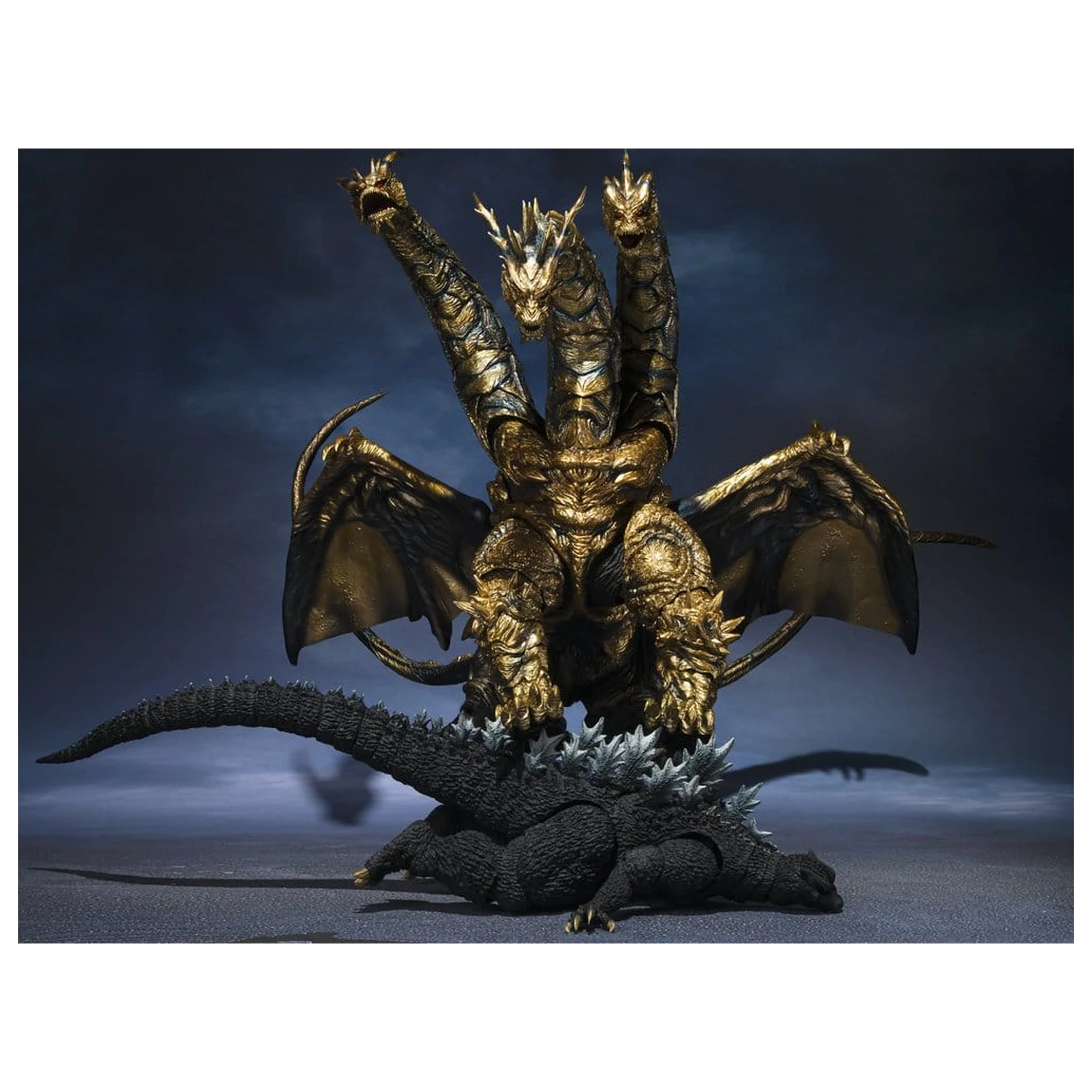 Godzilla S.H.MonsterArts Action Figure Kaizer Ghidorah 25 cm product photo