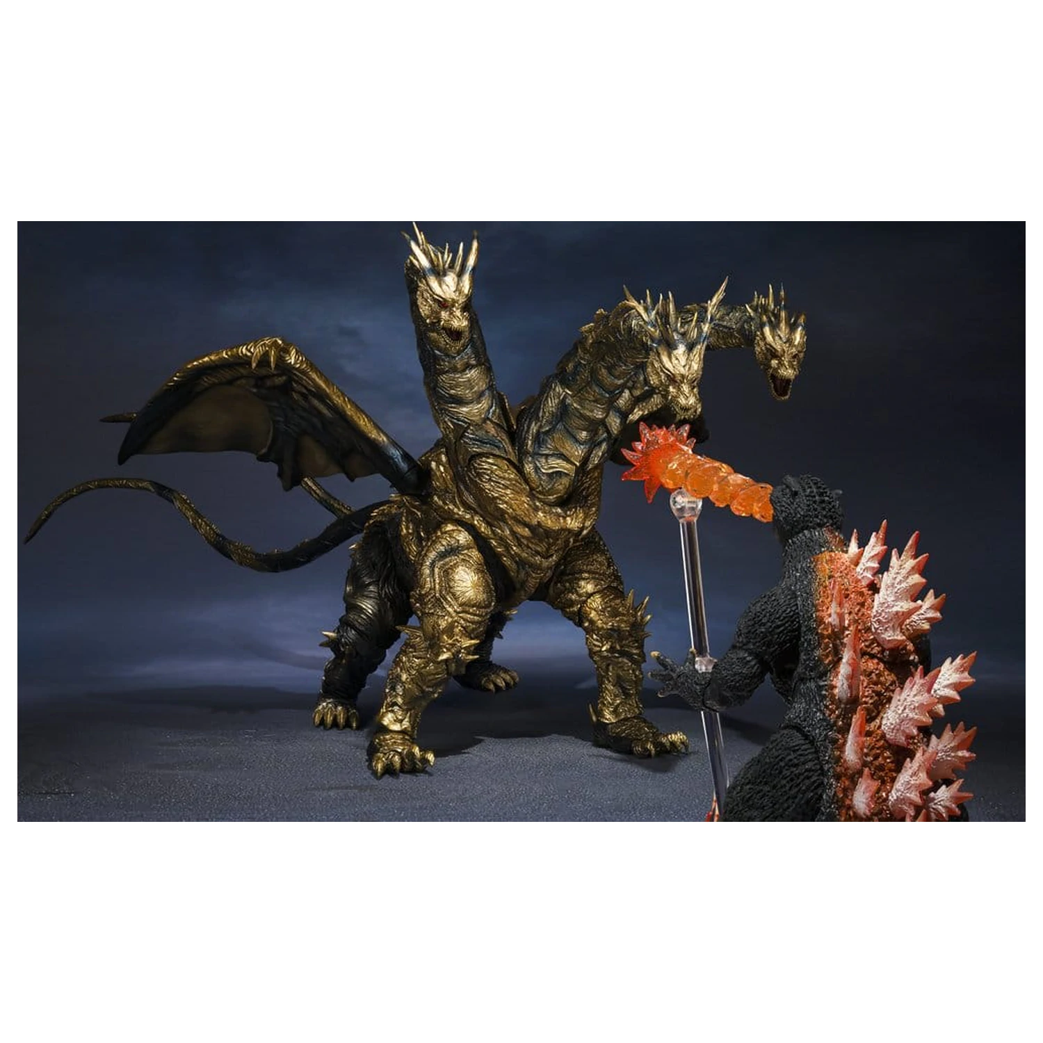 Godzilla S.H.MonsterArts Action Figure Kaizer Ghidorah 25 cm product photo