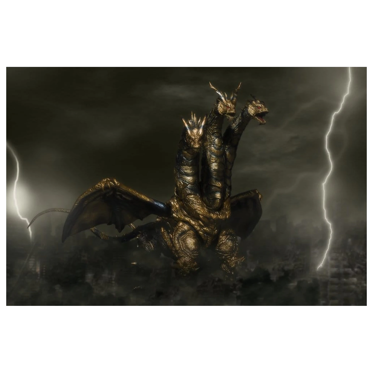 Godzilla S.H.MonsterArts Action Figure Kaizer Ghidorah 25 cm product photo