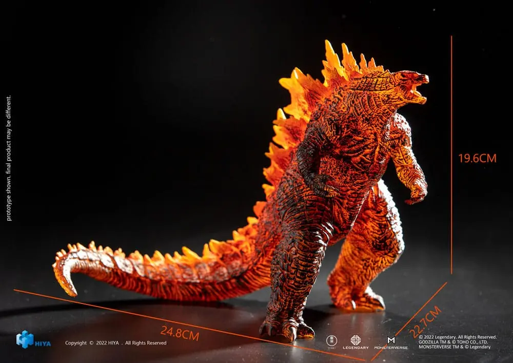 Godzilla Stylist Series PVC Statue Godzilla: King of the Monsters Burning Godzilla News Year Exclusive 20 cm product photo
