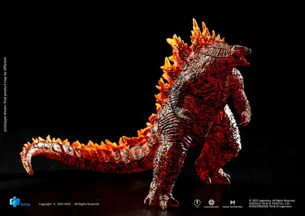 Godzilla Stylist Series PVC Statue Godzilla: King of the Monsters Burning Godzilla News Year Exclusive 20 cm product photo