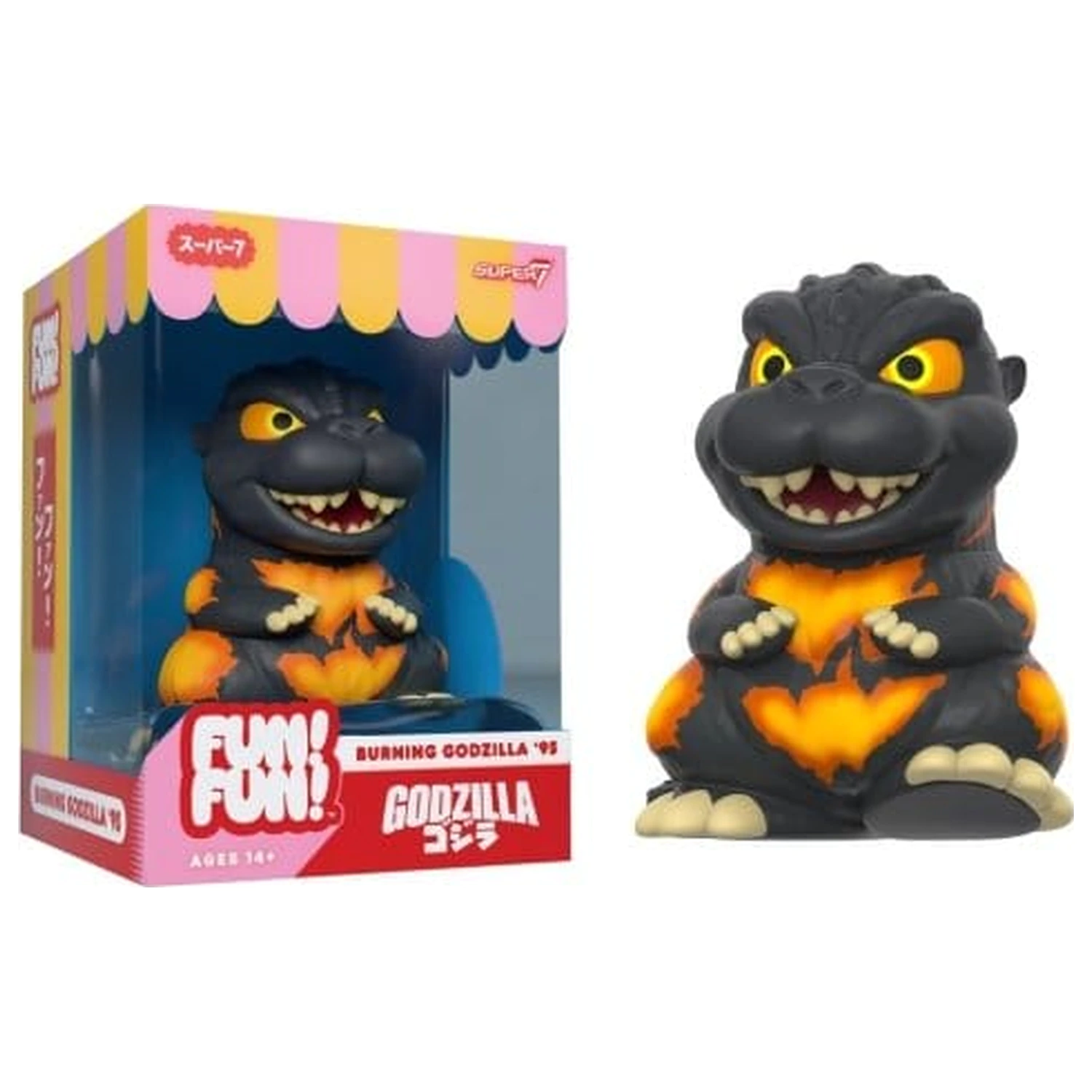 Godzilla Toho Fun! Fun! Mini Figure Wave 02 Burning Godzilla product photo