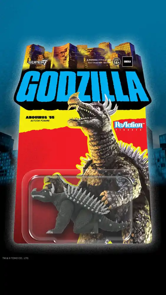 Godzilla Toho ReAction Action Figure Wave 05 Anguirus ´55 10 cm product photo