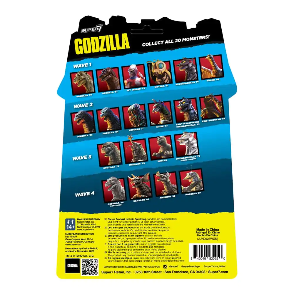 Godzilla Toho ReAction Action Figure Wave 05 Anguirus ´55 10 cm product photo