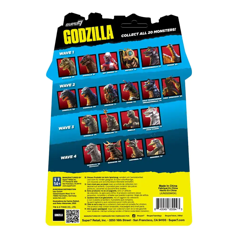 Godzilla Toho ReAction Action Figure Wave 05 Baragon ´68 10 cm product photo