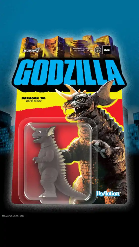 Godzilla Toho ReAction Action Figure Wave 05 Baragon ´68 10 cm product photo