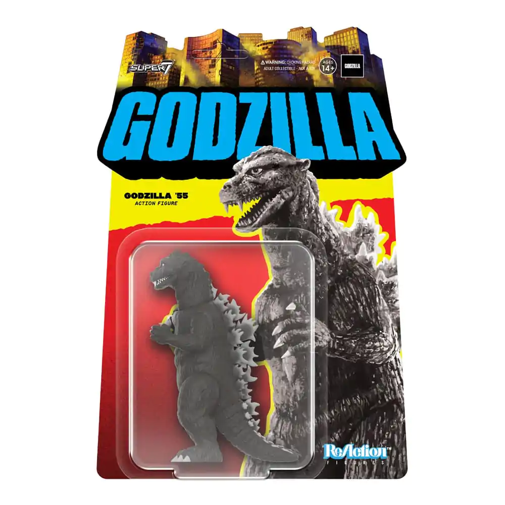 Godzilla Toho ReAction Action Figure Wave 05 Godzilla (Grayscale) ´55 (Grayscale) 10 cm product photo