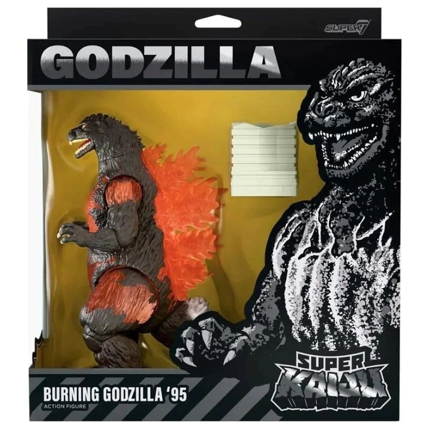 Godzilla Toho Super Kaiju Action Figure Wave 02 Burning Godzilla '95 product photo