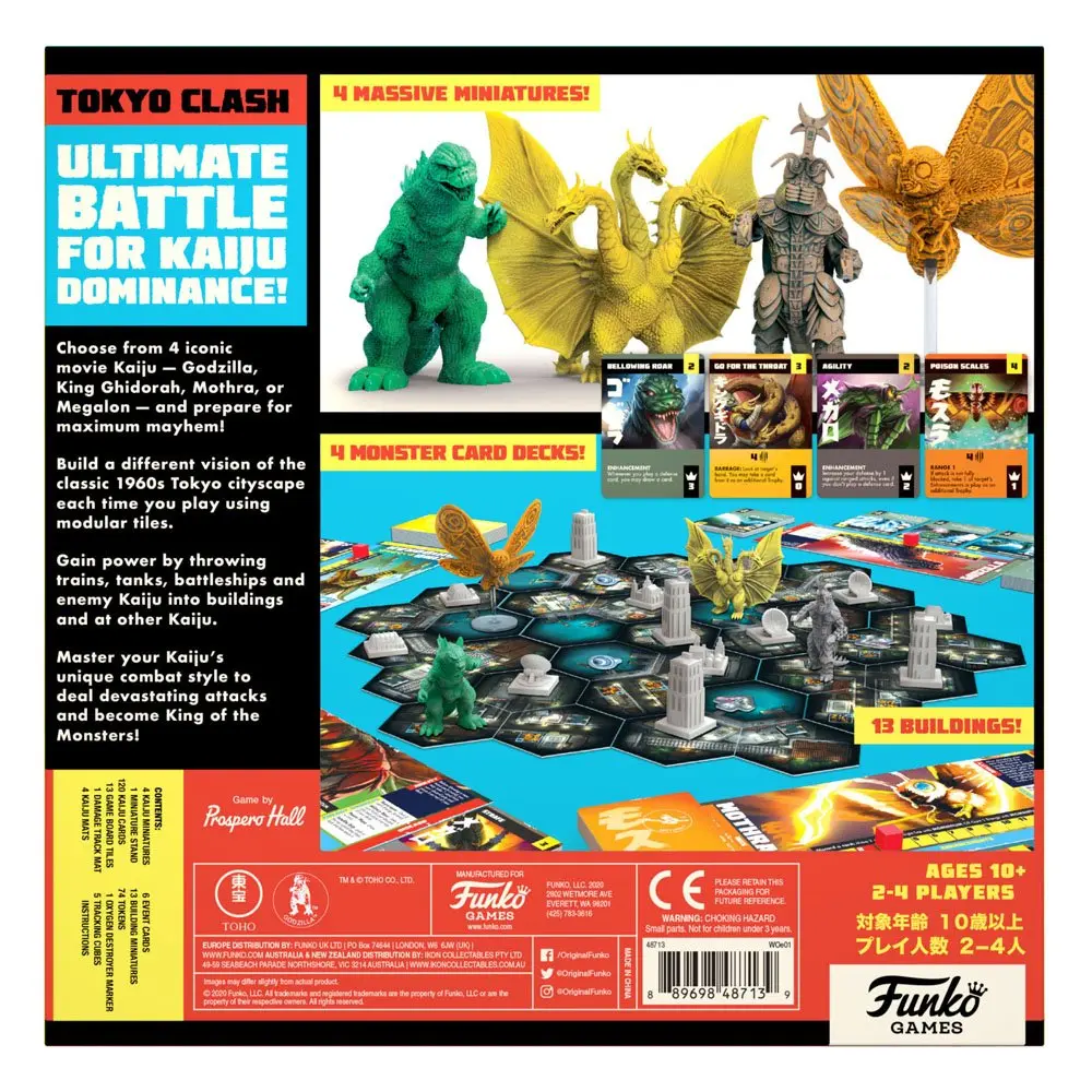 Godzilla Board Game Tokyo Clash *English Version* product photo