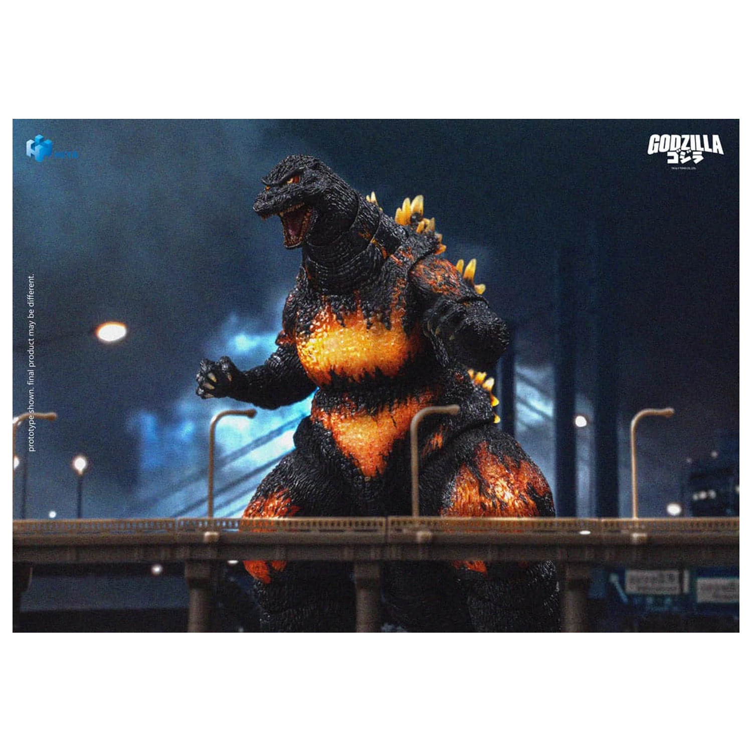 Godzilla vs. Destoroyah (1995) Exquisite Basic Action Figure Burning Godzilla 18 cm      product photo