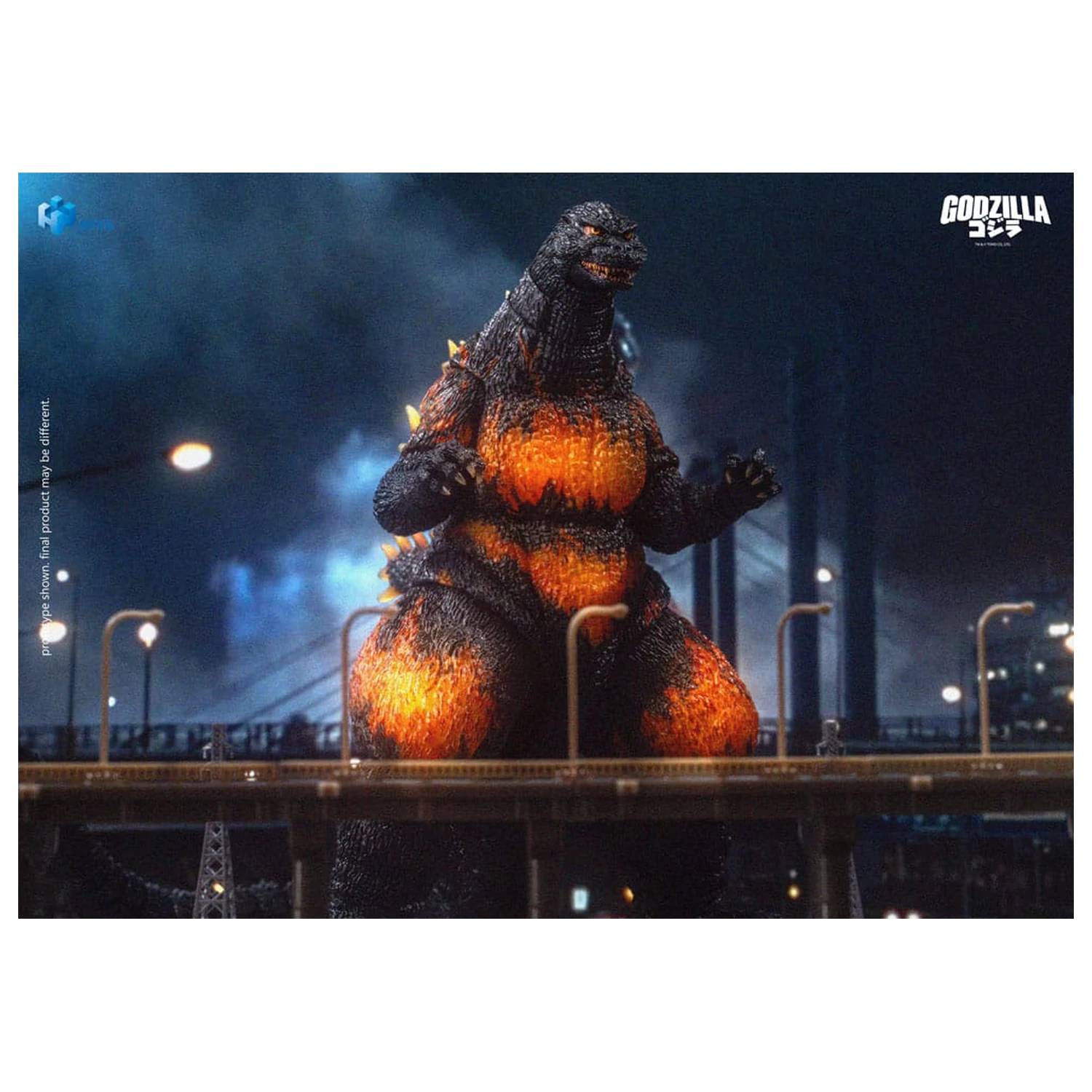 Godzilla vs. Destoroyah (1995) Exquisite Basic Action Figure Burning Godzilla 18 cm      product photo