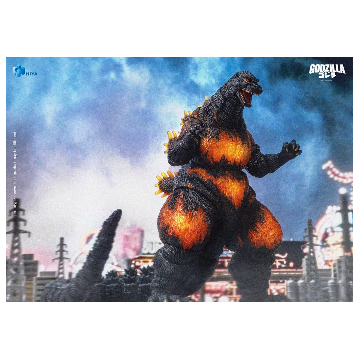 Godzilla vs. Destoroyah (1995) Exquisite Basic Action Figure Burning Godzilla 18 cm      product photo