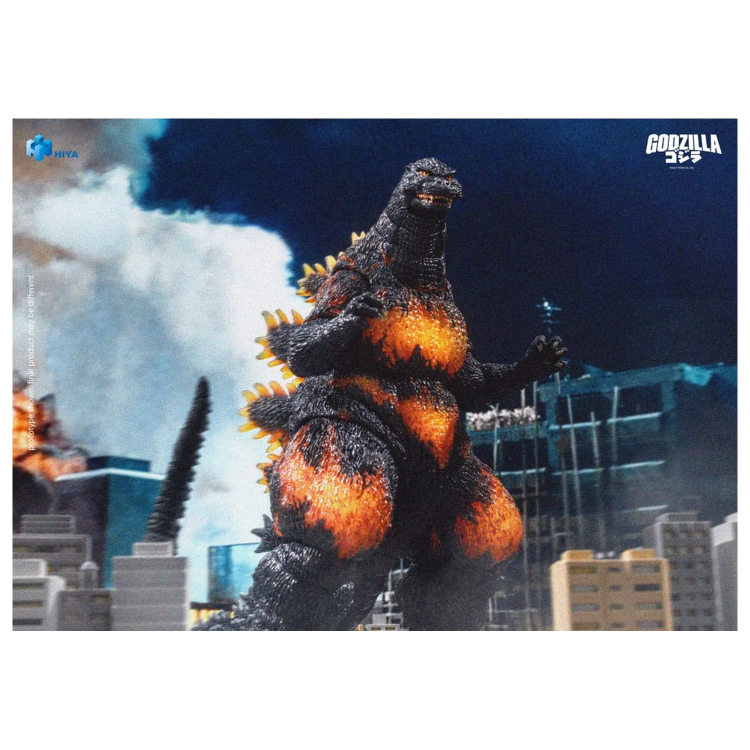 Godzilla vs. Destoroyah (1995) Exquisite Basic Action Figure Burning Godzilla 18 cm      product photo