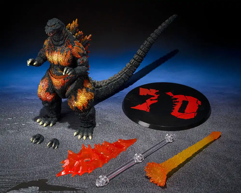 Godzilla vs. Destoroyah S.H. MonsterArts Action Figure Godzilla 1995 70th Anniversary Special Ver. 16 cm product photo