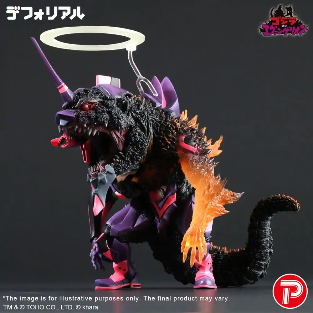 Godzilla vs. Evangelion Deforeal PVC Statue Test Type-01 Burning "G" Awakening Form 19 cm  product photo