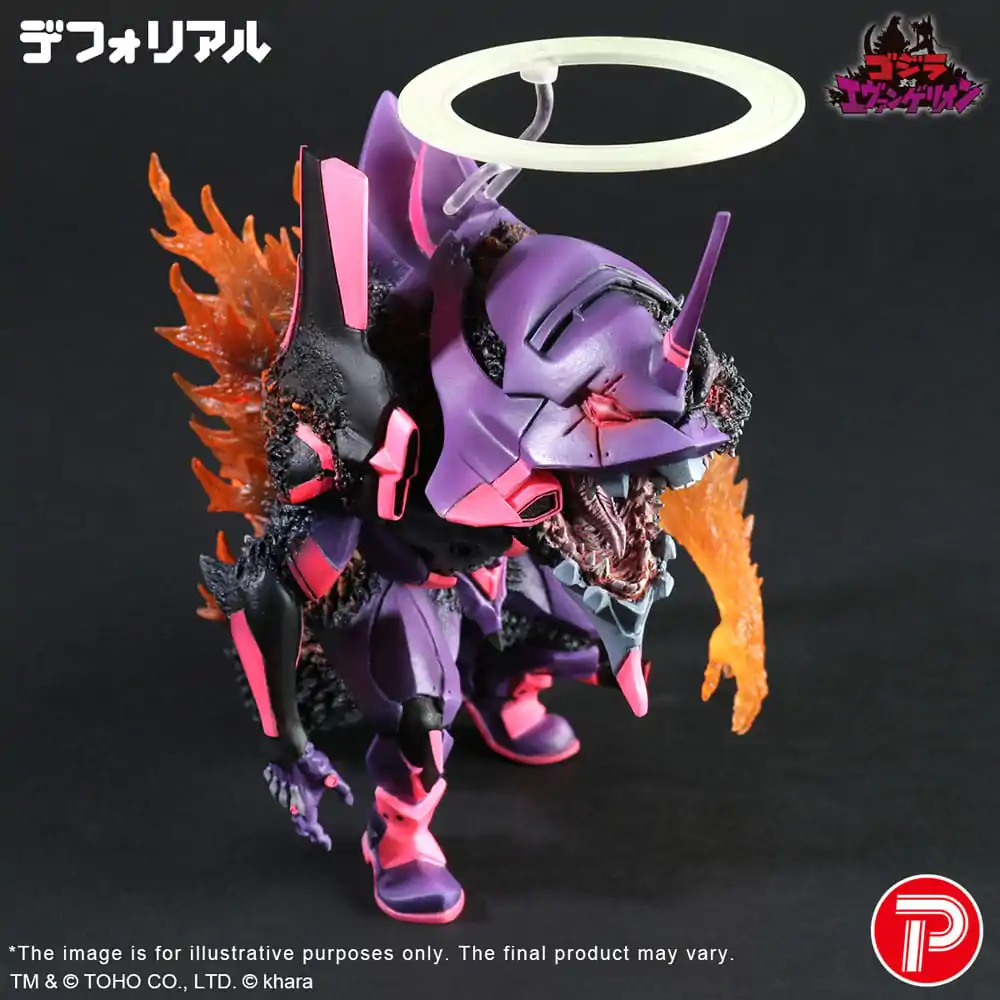 Godzilla vs. Evangelion Deforeal PVC Statue Test Type-01 Burning "G" Awakening Form 19 cm  product photo