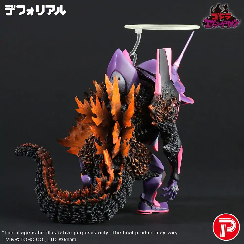Godzilla vs. Evangelion Deforeal PVC Statue Test Type-01 Burning "G" Awakening Form 19 cm  product photo
