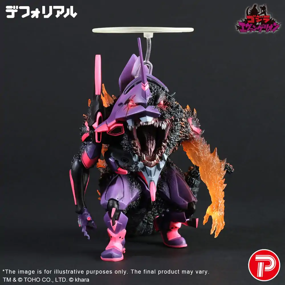 Godzilla vs. Evangelion Deforeal PVC Statue Test Type-01 Burning "G" Awakening Form 19 cm  product photo