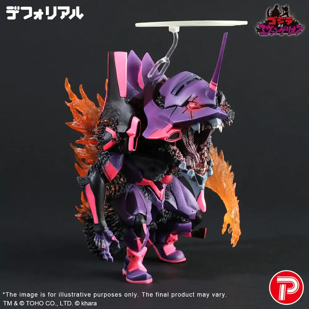 Godzilla vs. Evangelion Deforeal PVC Statue Test Type-01 Burning "G" Awakening Form 19 cm  product photo