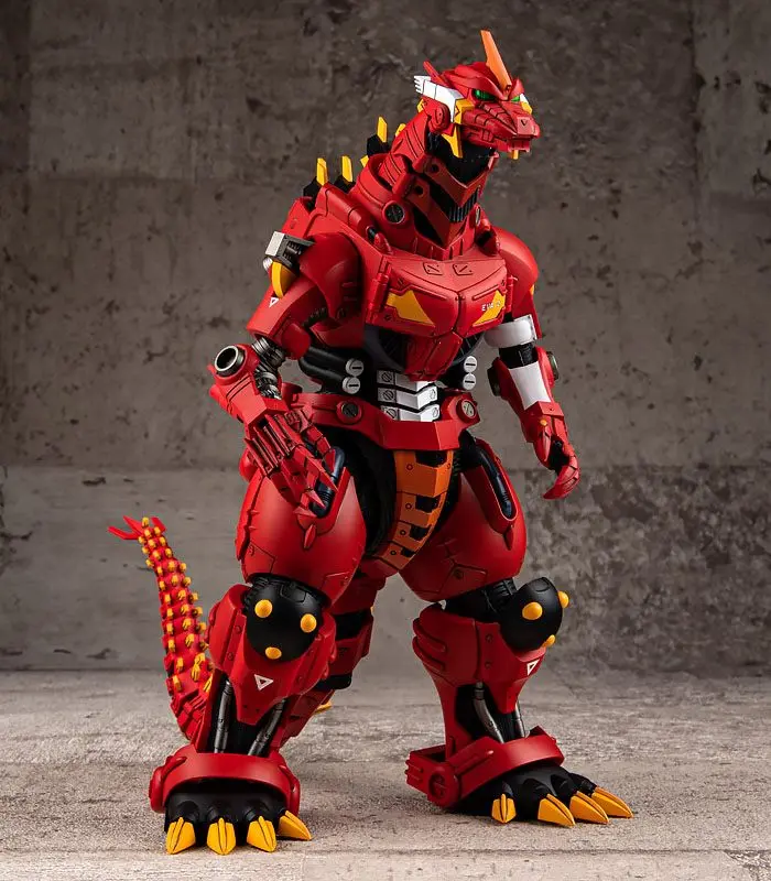 Godzilla vs Evangelion Plastic Model Kit Type-3 Kiryu Kai EVA Unit-02 Color Ver. 24 cm product photo