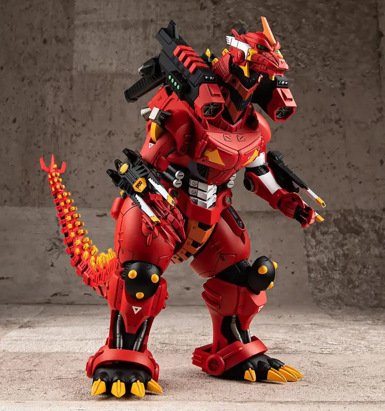 Godzilla vs Evangelion Plastic Model Kit Type-3 Kiryu Kai EVA Unit-02 Color Ver. 24 cm product photo