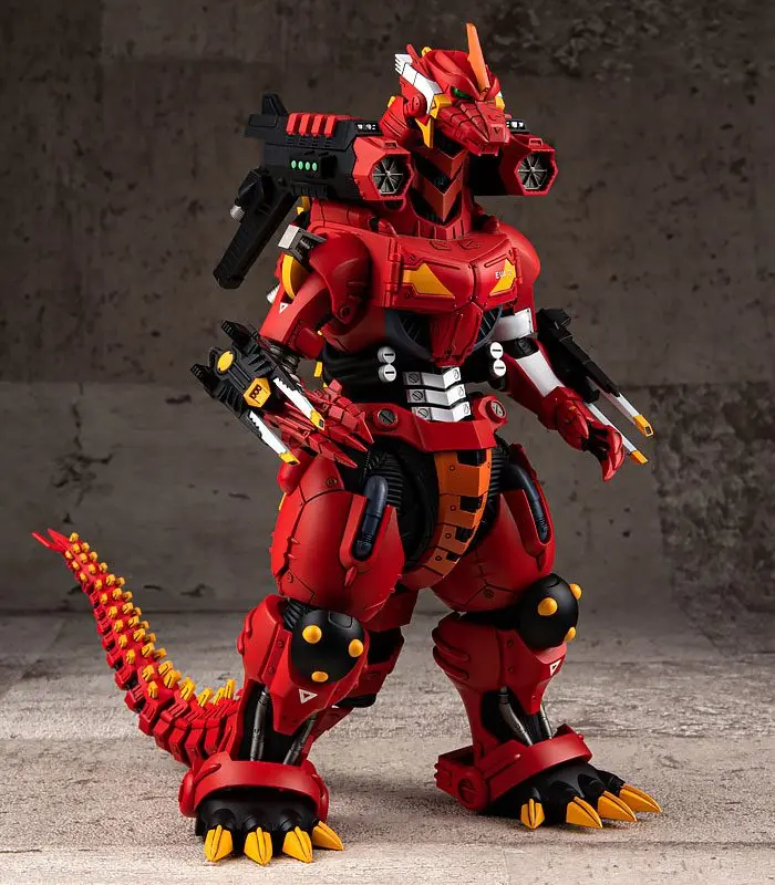 Godzilla vs Evangelion Plastic Model Kit Type-3 Kiryu Kai EVA Unit-02 Color Ver. 24 cm product photo
