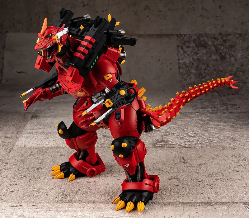 Godzilla vs Evangelion Plastic Model Kit Type-3 Kiryu Kai EVA Unit-02 Color Ver. 24 cm product photo
