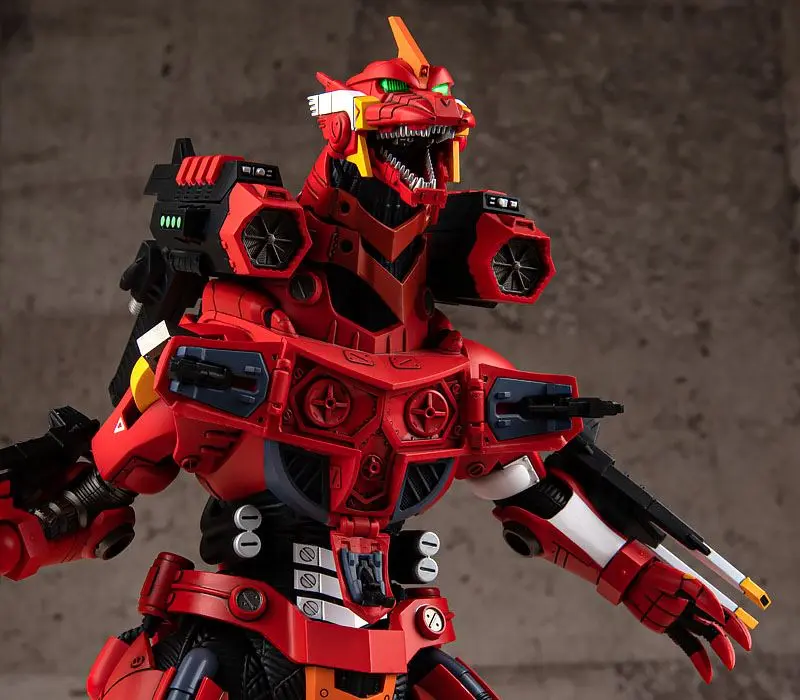 Godzilla vs Evangelion Plastic Model Kit Type-3 Kiryu Kai EVA Unit-02 Color Ver. 24 cm product photo