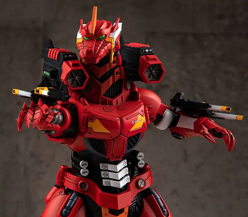 Godzilla vs Evangelion Plastic Model Kit Type-3 Kiryu Kai EVA Unit-02 Color Ver. 24 cm product photo
