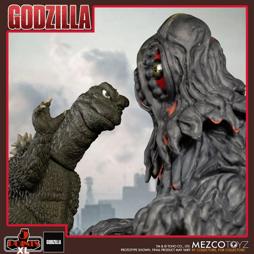 Godzilla vs. Hedorah 5 Points XL Action Figures Deluxe Box Set product photo