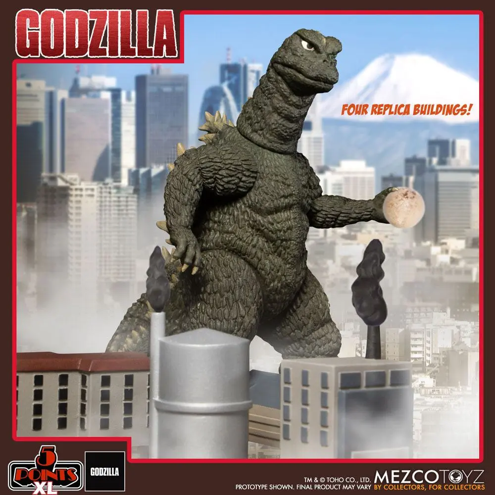 Godzilla vs. Hedorah 5 Points XL Action Figures Deluxe Box Set product photo
