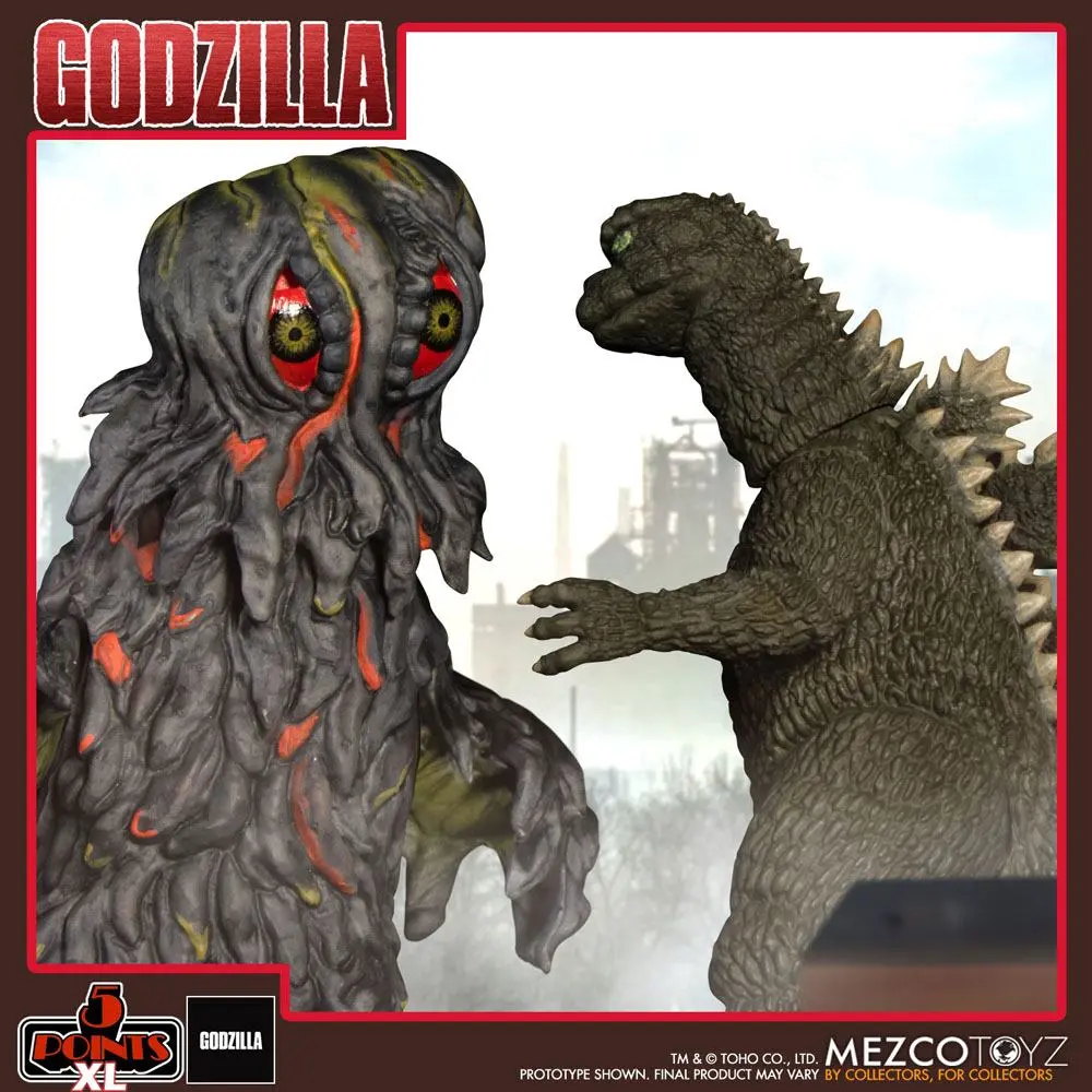 Godzilla vs. Hedorah 5 Points XL Action Figures Deluxe Box Set product photo