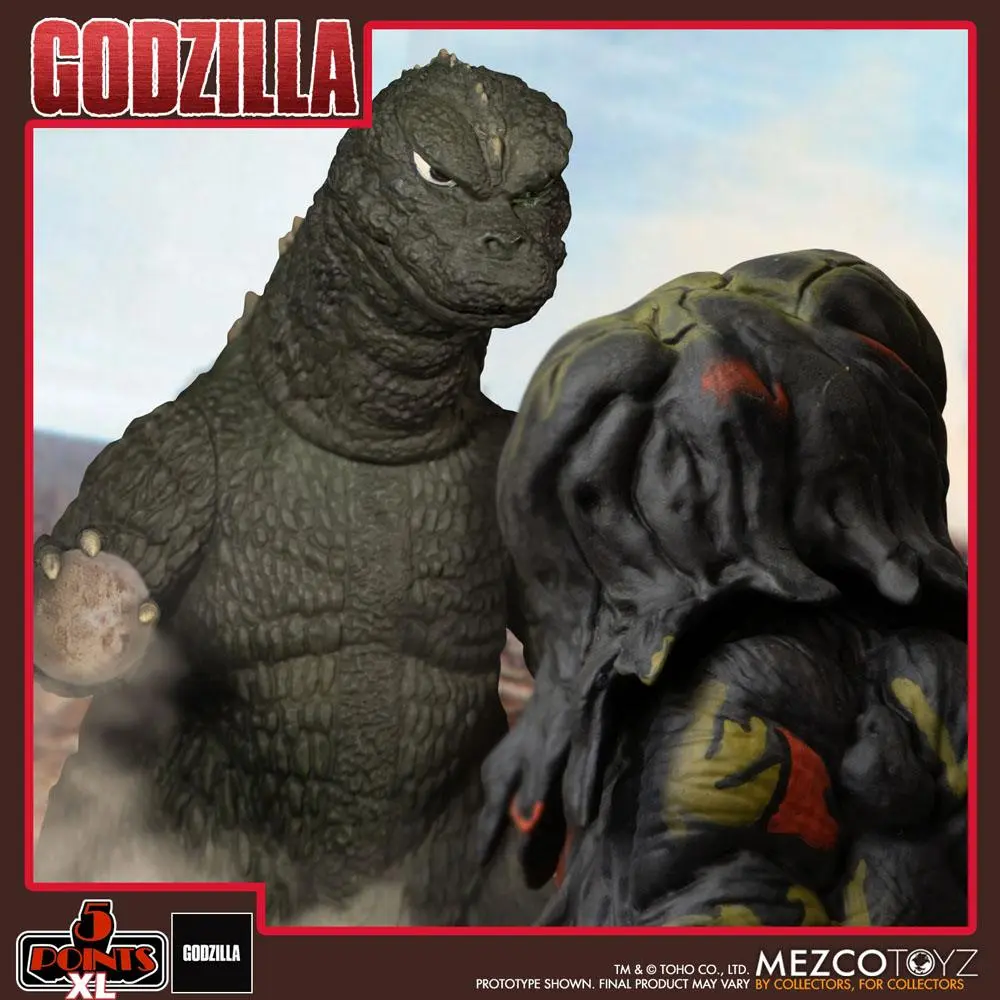 Godzilla vs. Hedorah 5 Points XL Action Figures Deluxe Box Set product photo