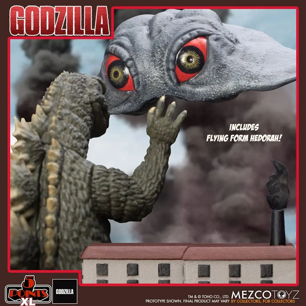 Godzilla vs. Hedorah 5 Points XL Action Figures Deluxe Box Set product photo