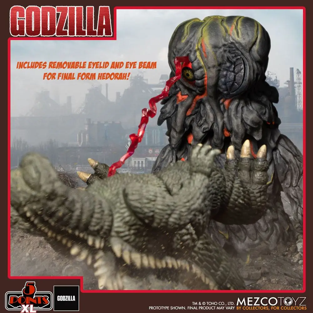 Godzilla vs. Hedorah 5 Points XL Action Figures Deluxe Box Set product photo