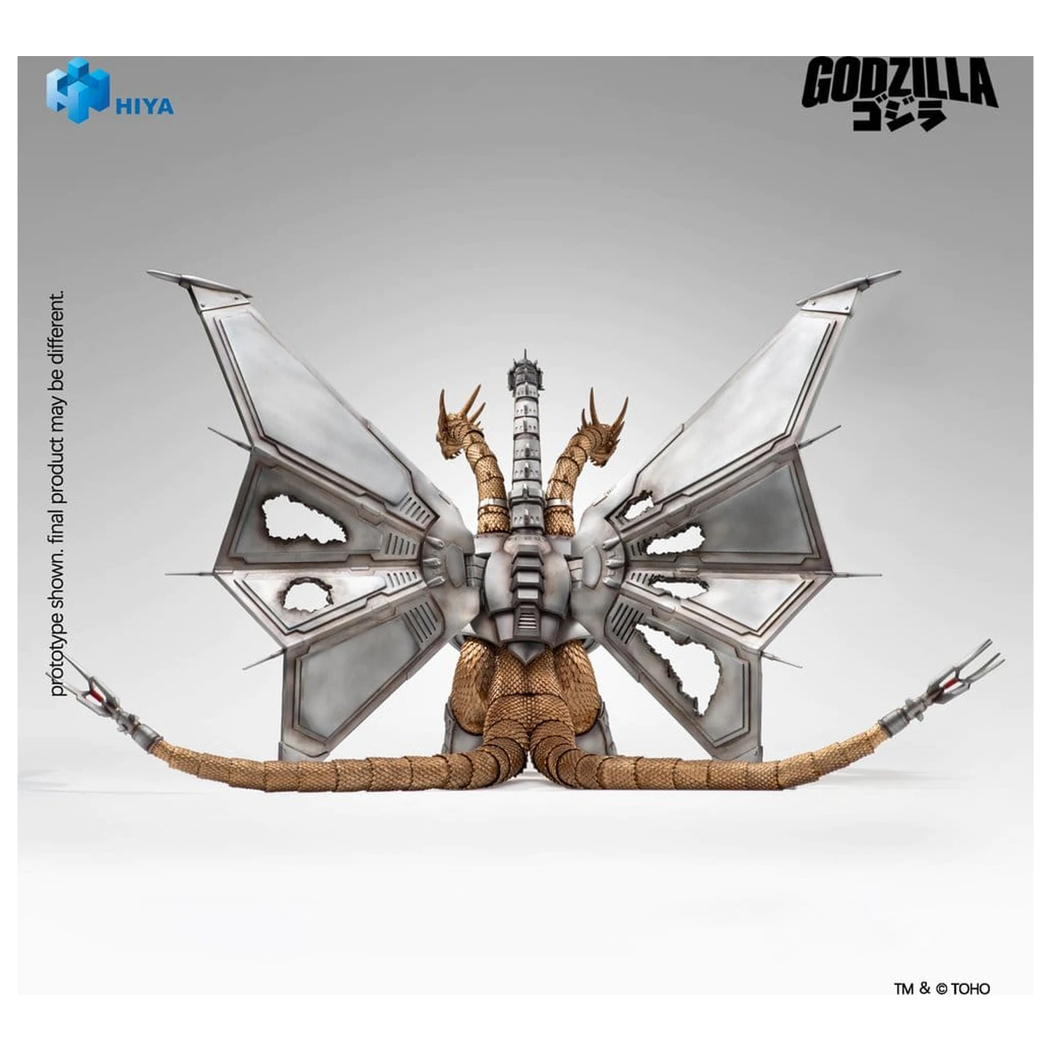 Godzilla vs. King Ghidorah Exquisite Basic Action Figure Battle Damaged Mecha King Ghidorah 33 cm product photo