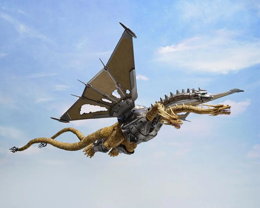 Godzilla vs. King Ghidorah S.H. MonsterArts Action Figure Mecha Ghidorah Shinjuku Decisive Battle Special Set 25 cm termékfotó