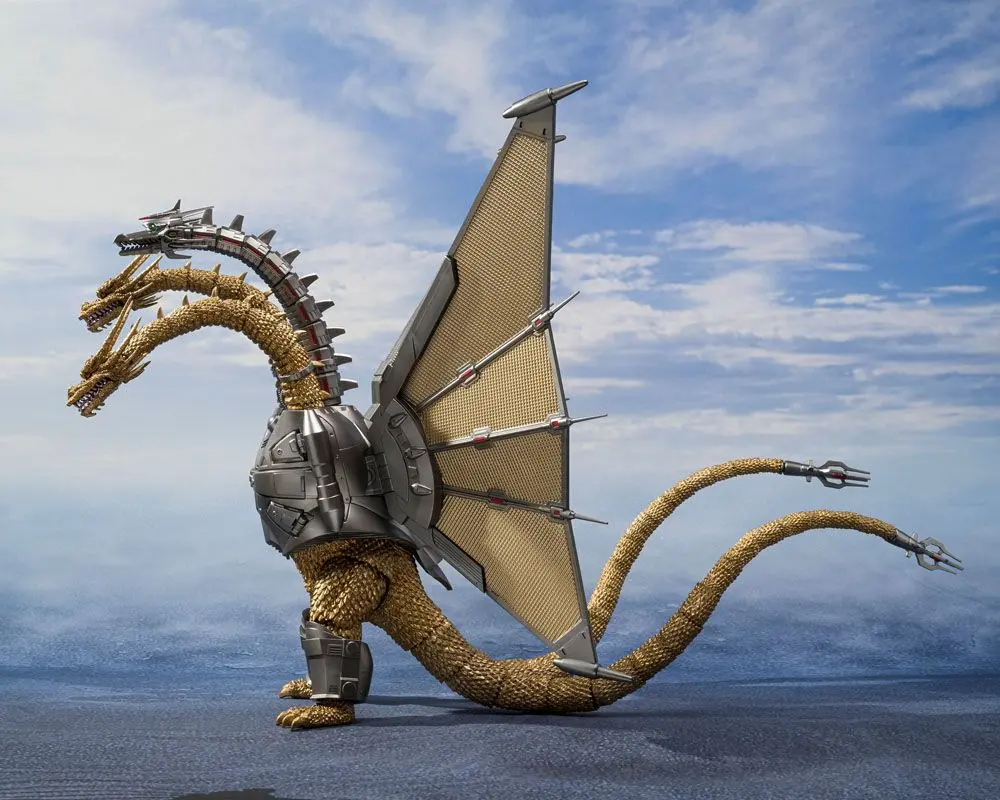 Godzilla vs. King Ghidorah S.H. MonsterArts Action Figure Mecha Ghidorah Shinjuku Decisive Battle Special Set 25 cm termékfotó