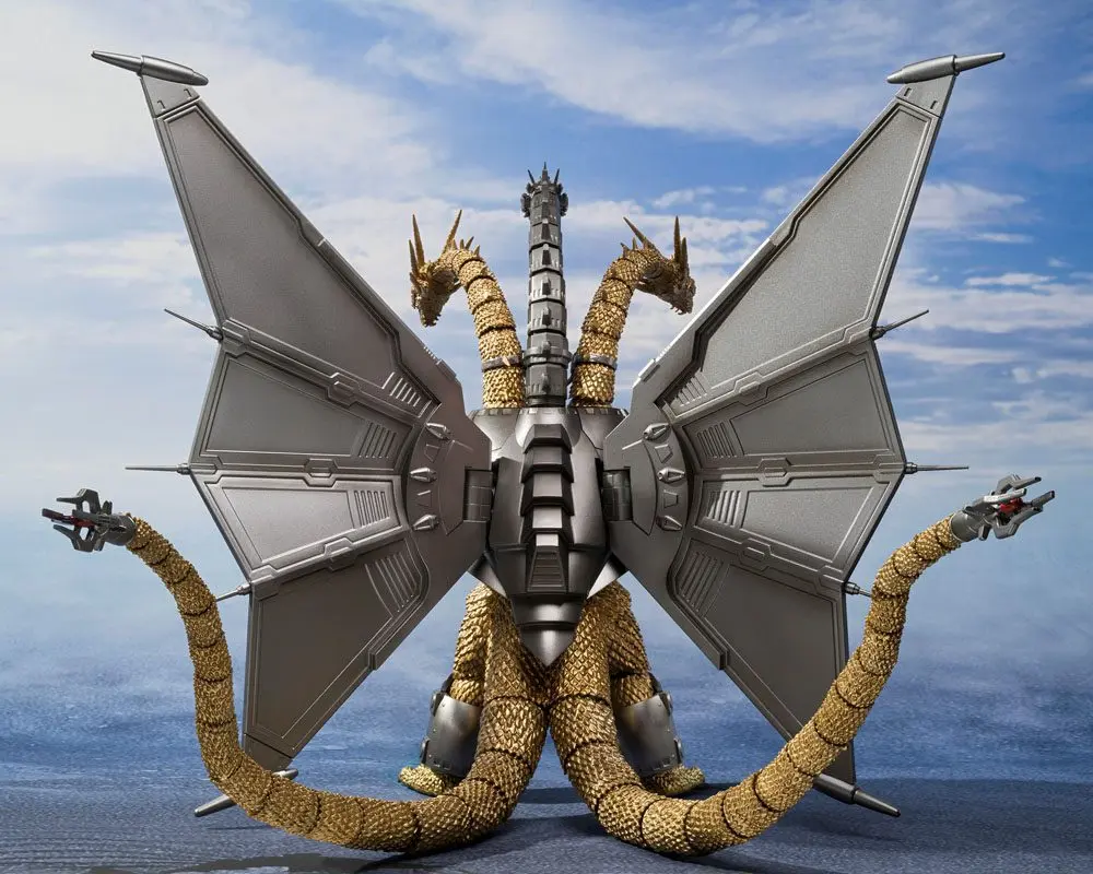 Godzilla vs. King Ghidorah S.H. MonsterArts Action Figure Mecha Ghidorah Shinjuku Decisive Battle Special Set 25 cm termékfotó