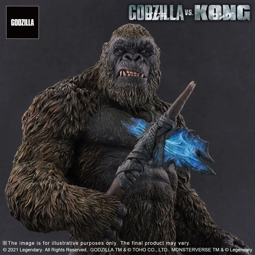 Godzilla vs. Kong 2021 TOHO Large Kaiju Series PVC Statue Kong 27 cm product photo