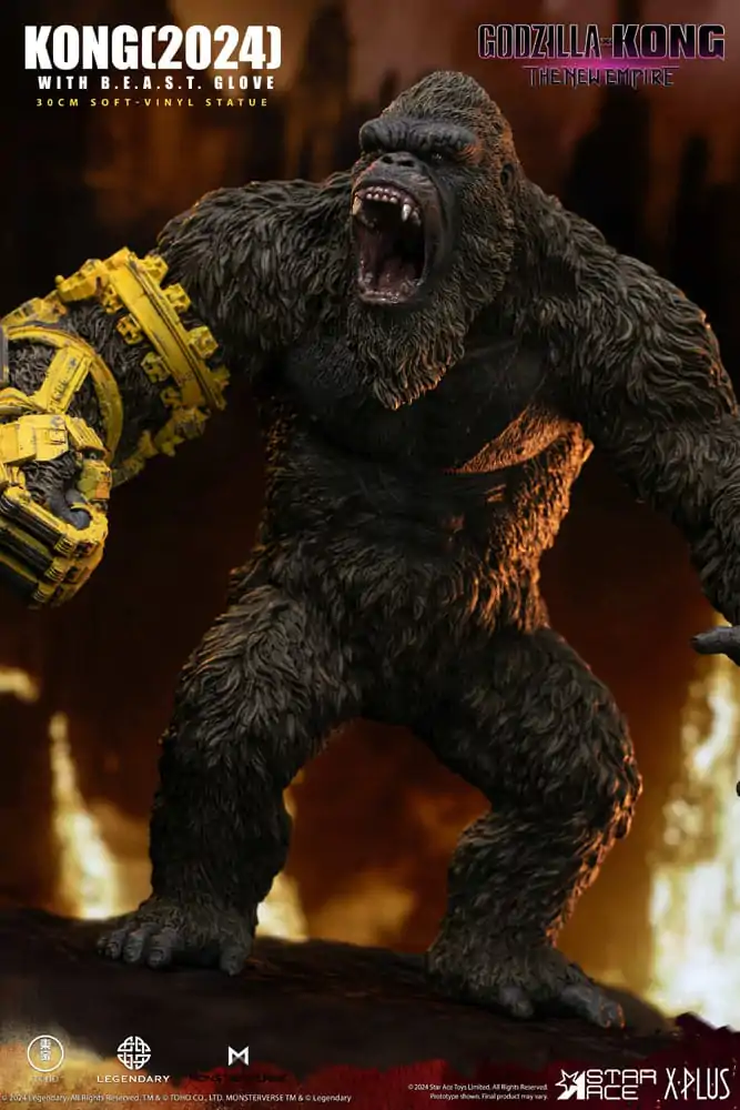 Godzilla vs. Kong: The New Empire Soft Vinyl Statue Kong with B.E.A.S.T. Glove 30 cm product photo