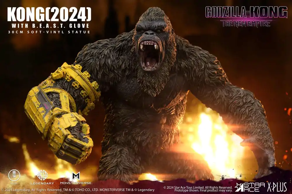 Godzilla vs. Kong: The New Empire Soft Vinyl Statue Kong with B.E.A.S.T. Glove 30 cm product photo