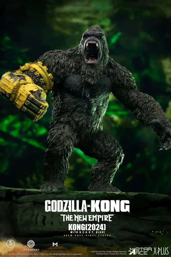 Godzilla vs. Kong: The New Empire Soft Vinyl Statue Kong with B.E.A.S.T. Glove 30 cm product photo