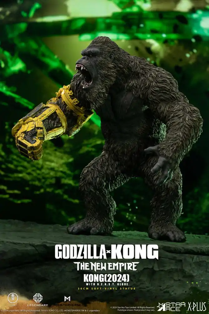 Godzilla vs. Kong: The New Empire Soft Vinyl Statue Kong with B.E.A.S.T. Glove 30 cm product photo