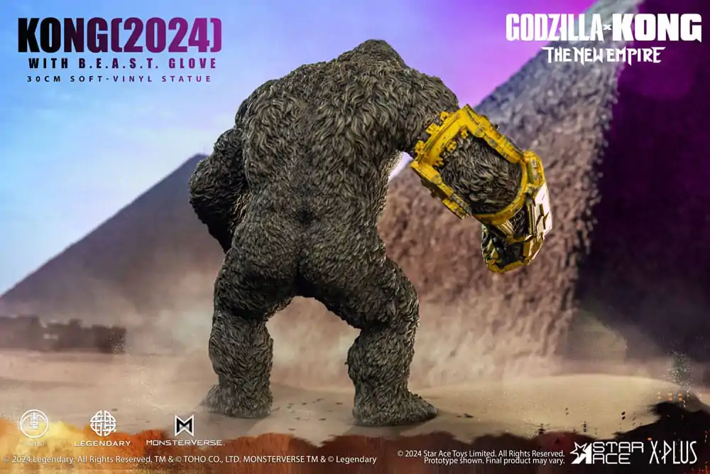 Godzilla vs. Kong: The New Empire Soft Vinyl Statue Kong with B.E.A.S.T. Glove 30 cm product photo