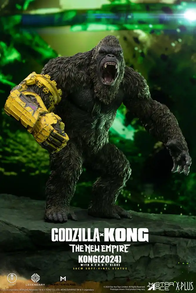 Godzilla vs. Kong: The New Empire Soft Vinyl Statue Kong with B.E.A.S.T. Glove 30 cm product photo