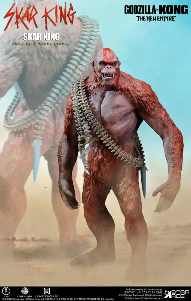 Godzilla vs. Kong: The New Empire Soft Vinyl Statue Skar King Unleash the Titan 30 cm   product photo