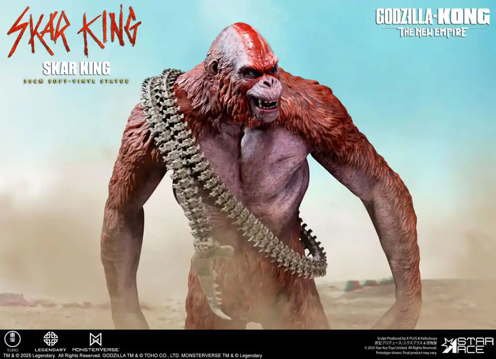 Godzilla vs. Kong: The New Empire Soft Vinyl Statue Skar King Unleash the Titan 30 cm   product photo