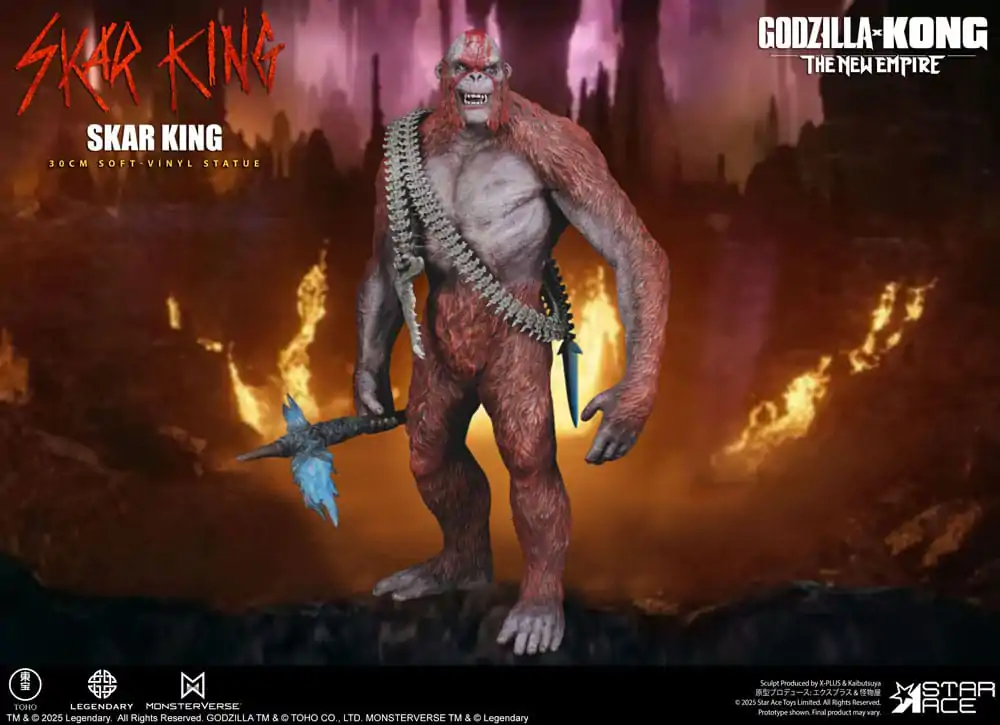 Godzilla vs. Kong: The New Empire Soft Vinyl Statue Skar King Unleash the Titan 30 cm   product photo