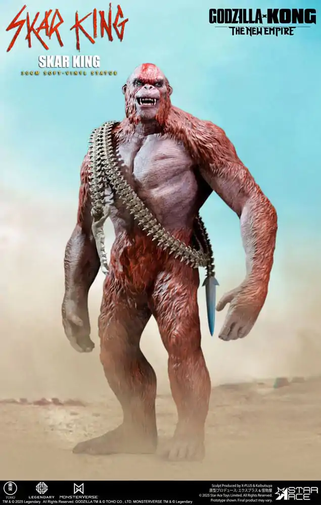 Godzilla vs. Kong: The New Empire Soft Vinyl Statue Skar King Unleash the Titan 30 cm   product photo